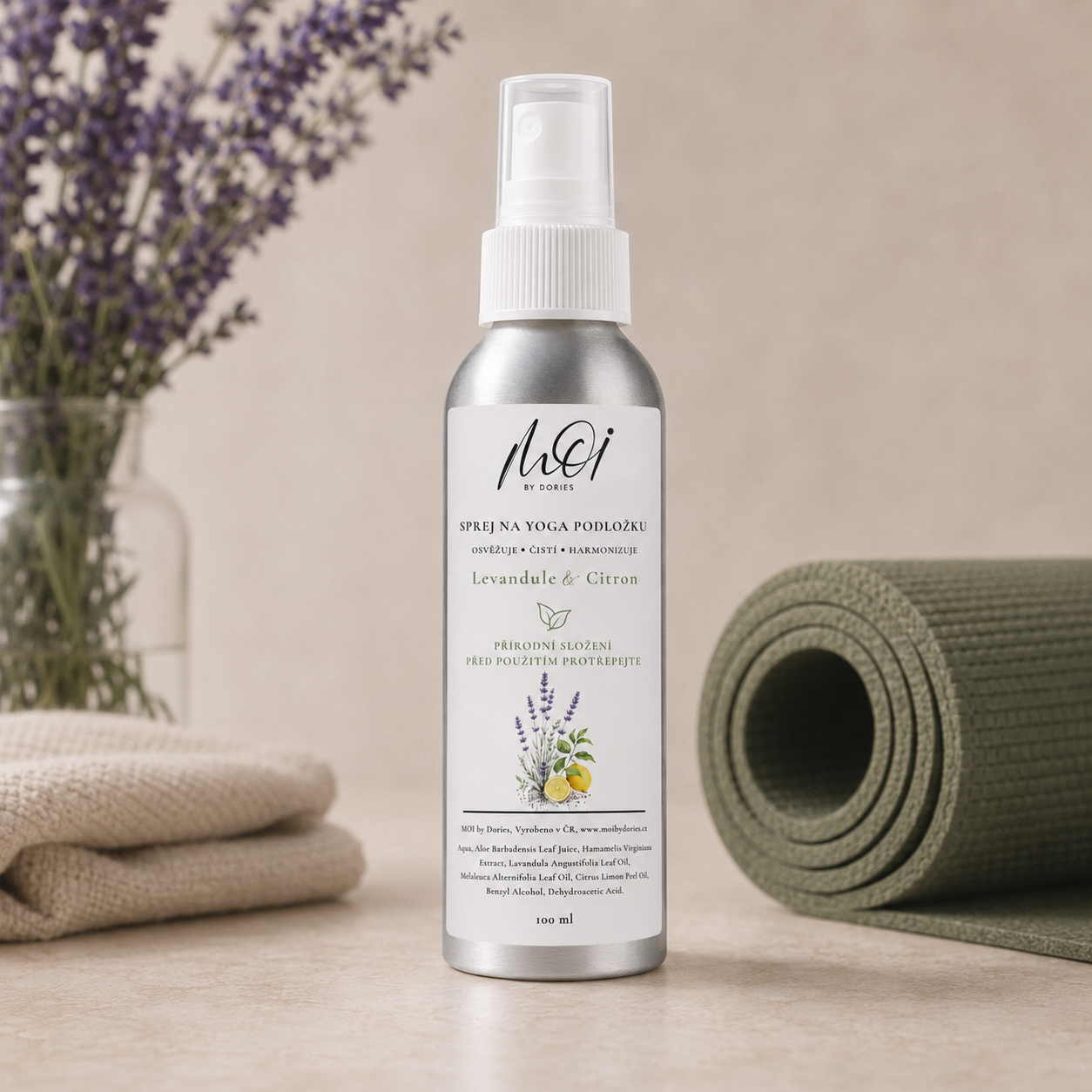 Yoga mat reset-Levandule & Citron